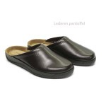 Slipper in bruin leder 2772 rohde